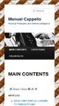 Mobile Screenshot of en.manuelcappello.com